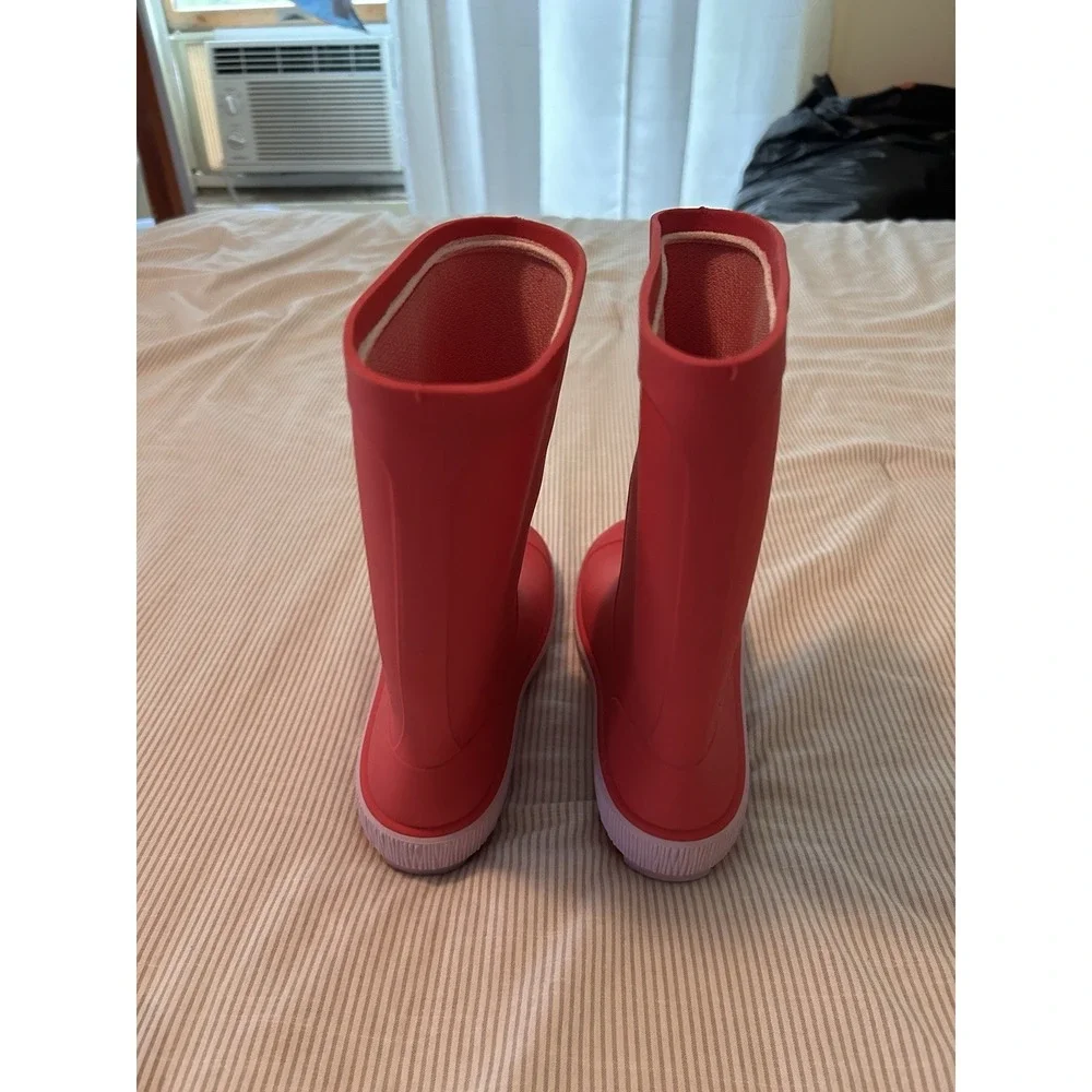 Kamik Youth Girls Size 3 Rubber Rain Boots Pink Anti Odor Wellies‎ Outdoors Play